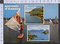 Q4776 SOUVENIR D ANNECY 74 LAC PUR VUES SURF TARGHETTA AIX-LES-BAINS VG